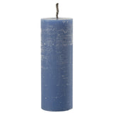 Bougie pilier d'extérieur J-Line - paraffine - bleu - extra large - 50 h