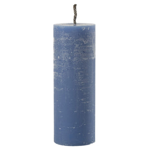 Bougie pilier d'extérieur J-Line - paraffine - bleu - extra large - 50 h