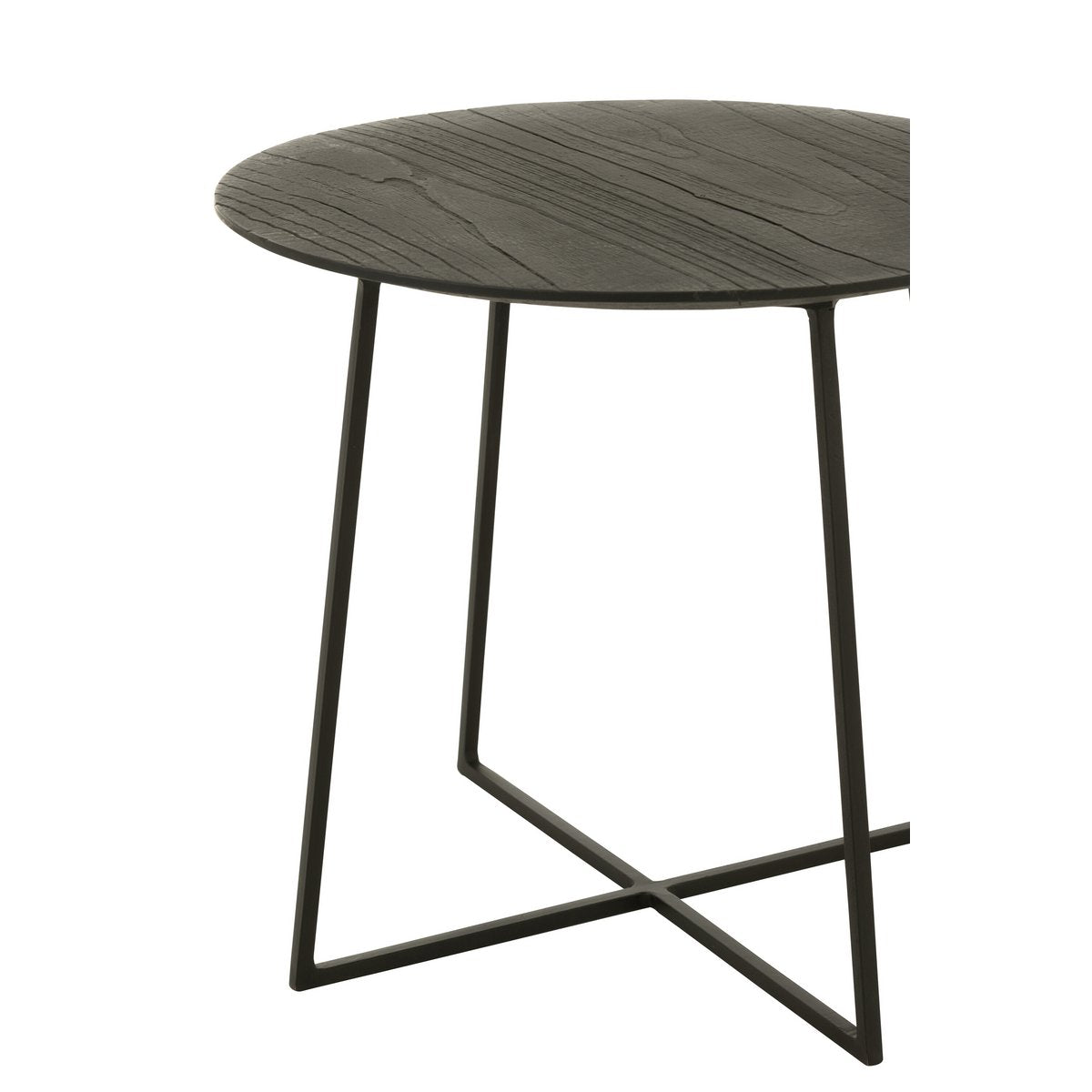 Table basse J-Line dans un salon moderne, ambiance chaleureuse