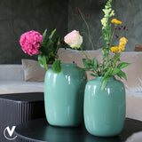 Vase vert pastel Artic en verre soufflé