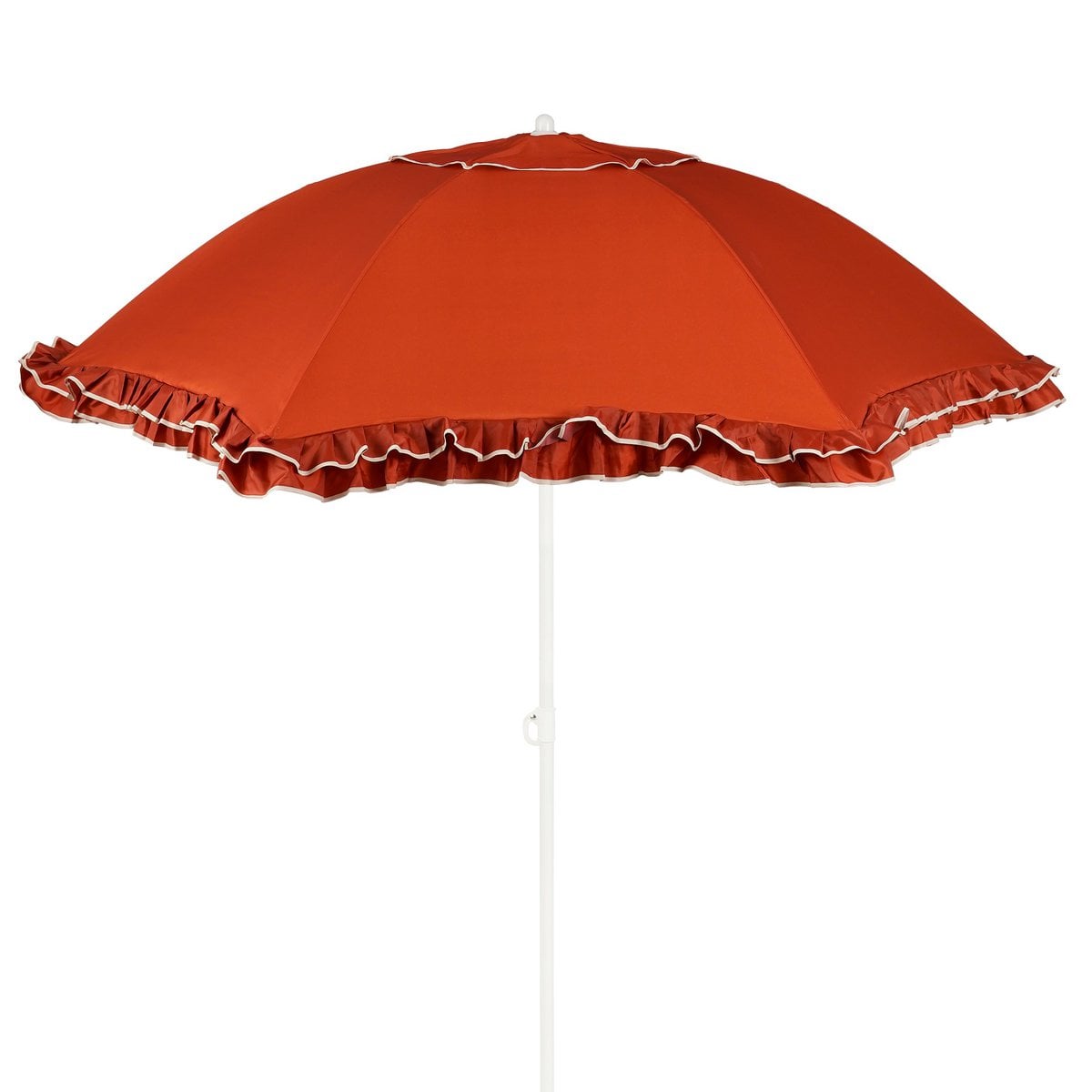 Parasol Terre Mica Décorations - Parasol élégant avec volants en polyester