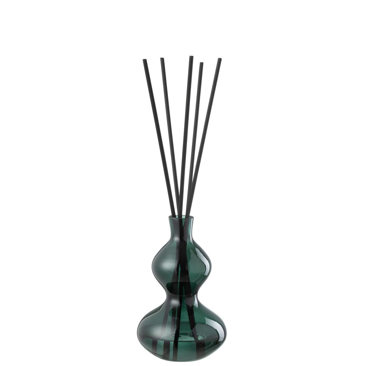Huile parfumée Cèdre Breeze J-Line en verre vert foncé - vue 1
