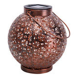 Lampe solaire décorative LED L / B: Bronze 18 cm