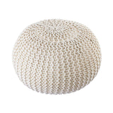 Pouf extérieur Ø55cm siège pouf terrasse piscine jardin