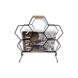 Porte-revues Honeycomb plié pour un rangement facile