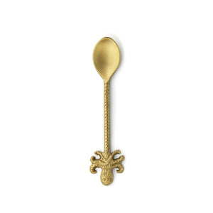 Cuillère de poulpe en laiton doré