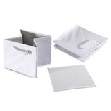 Boîtes de rangement Boîte de pliage pliable 26x26x26 cm 6 -pack Boîte de rangement carré