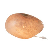 Lampe Dany Oval J-Line, détail du verre rose