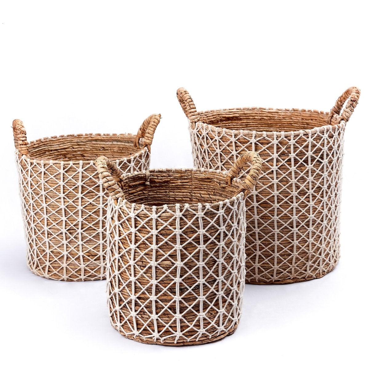 Panier de rangement KERSO, artisanat fait main et commerce équitable