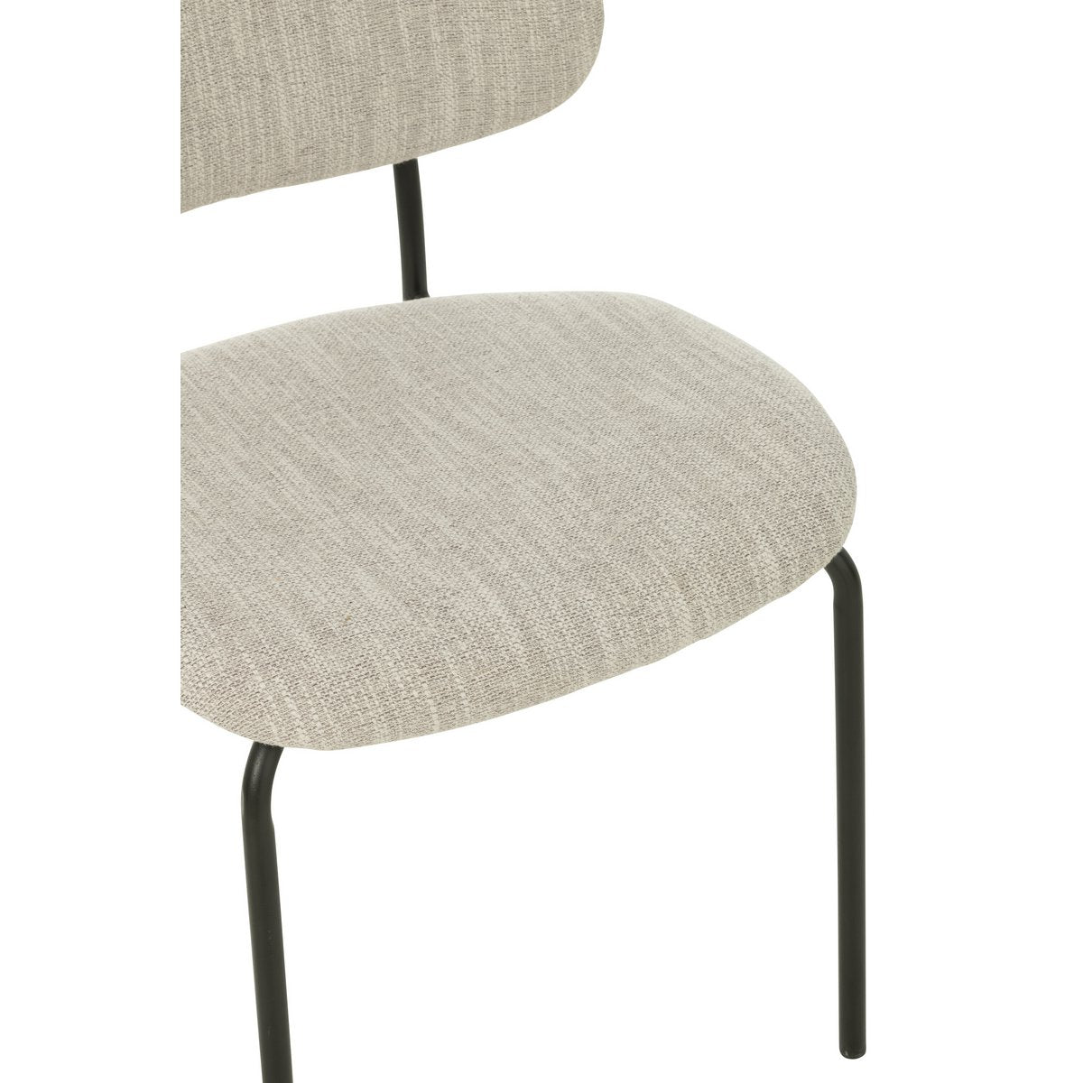 Détail des pieds en métal de la chaise J-Line, robustesse assurée