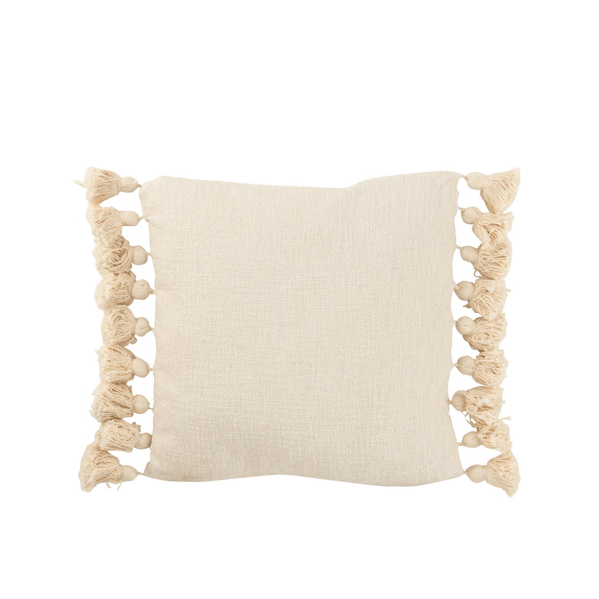 Coussin J-Line Kwastje présenté dans un salon moderne