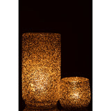 Vue latérale de la lanterne J-Line Glitter, design classique