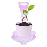 LED PLANT Tablet Light 24 cm de haut, en métal et en plastique en blanc, avec LED intégrée