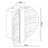 Applique murale LED "Denver" d:16cm