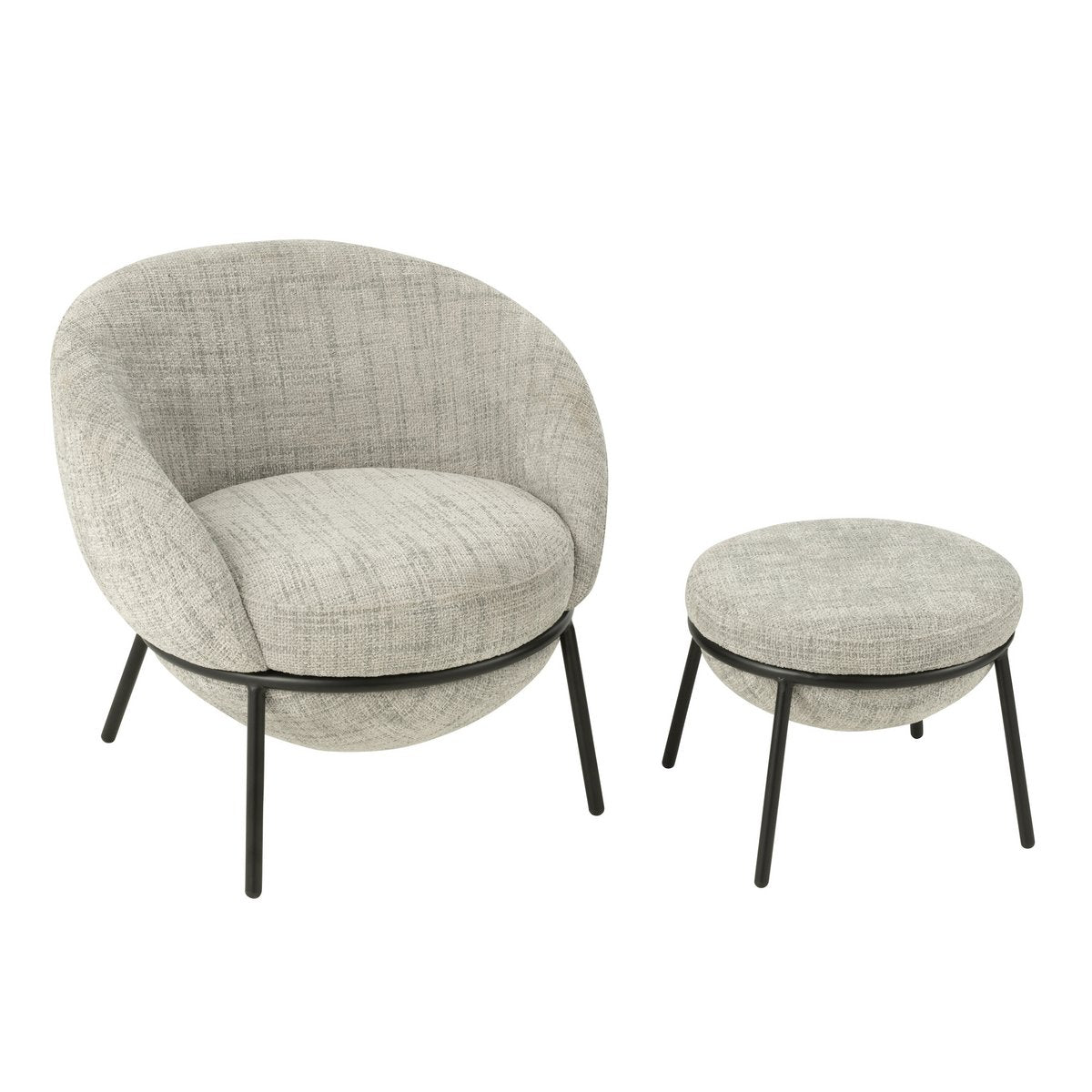 Chaise longue J-Line dans un jardin contemporain