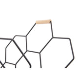 Détail du motif nid d'abeille du porte-revues Honeycomb