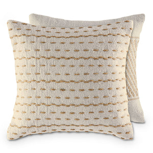 Sofak Beads 40x40cm Set 2 Oreiller décoratifs oreillers décoratifs Coton et Nature de jute