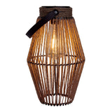 LED SOLAIRE LED "KORBINIAN" pour le jardin et la terrasse, lampe décorative en métal et cordon en plastique couvrant dans la nature, LED fermement installée, lampe solaire pour l'extérieur de 30 x 18 cm