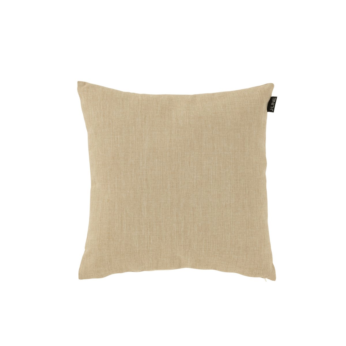 Coussin J-Line Outdoor beige sur fond de jardin moderne