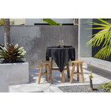La Nappe en Lin - Noir - 150x200