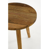 Table d'appoint Bold Marron dans un intérieur moderne