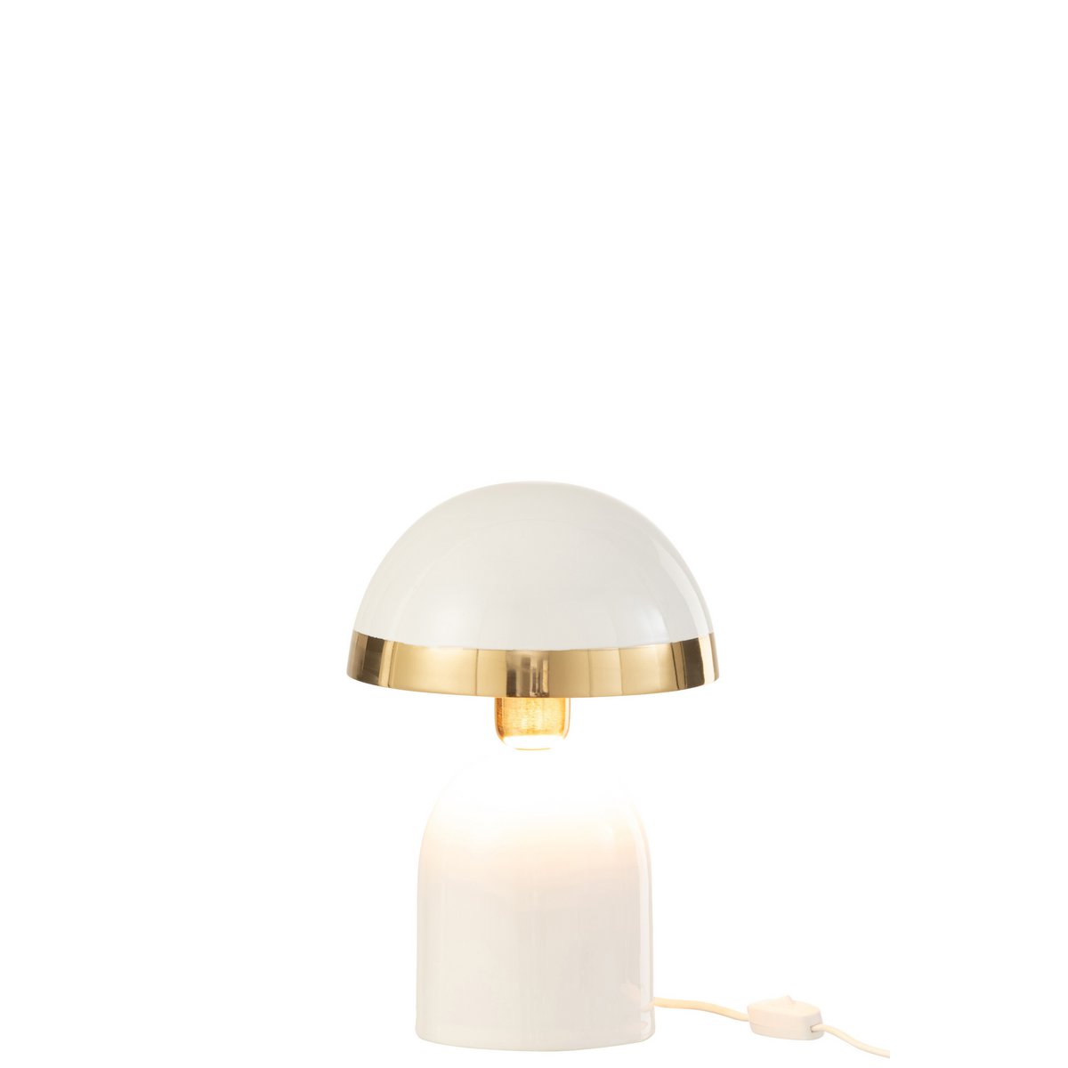 Détail de la finition en métal de la lampe J-Line Gold Border
