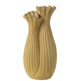 Vase Botanica Duo J-Line en céramique beige, 53,5 cm de haut