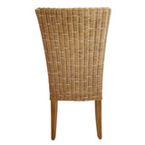 Chaises de salle à manger 4 pièces chaises de rotin
