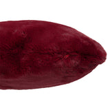 Coussin J-Line Cutie rouge 45x45 cm sur canapé moderne