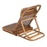 La Chaise Longue en Rotin - Noyer Foncé
