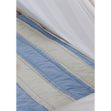 Couverture matelassée à rayures