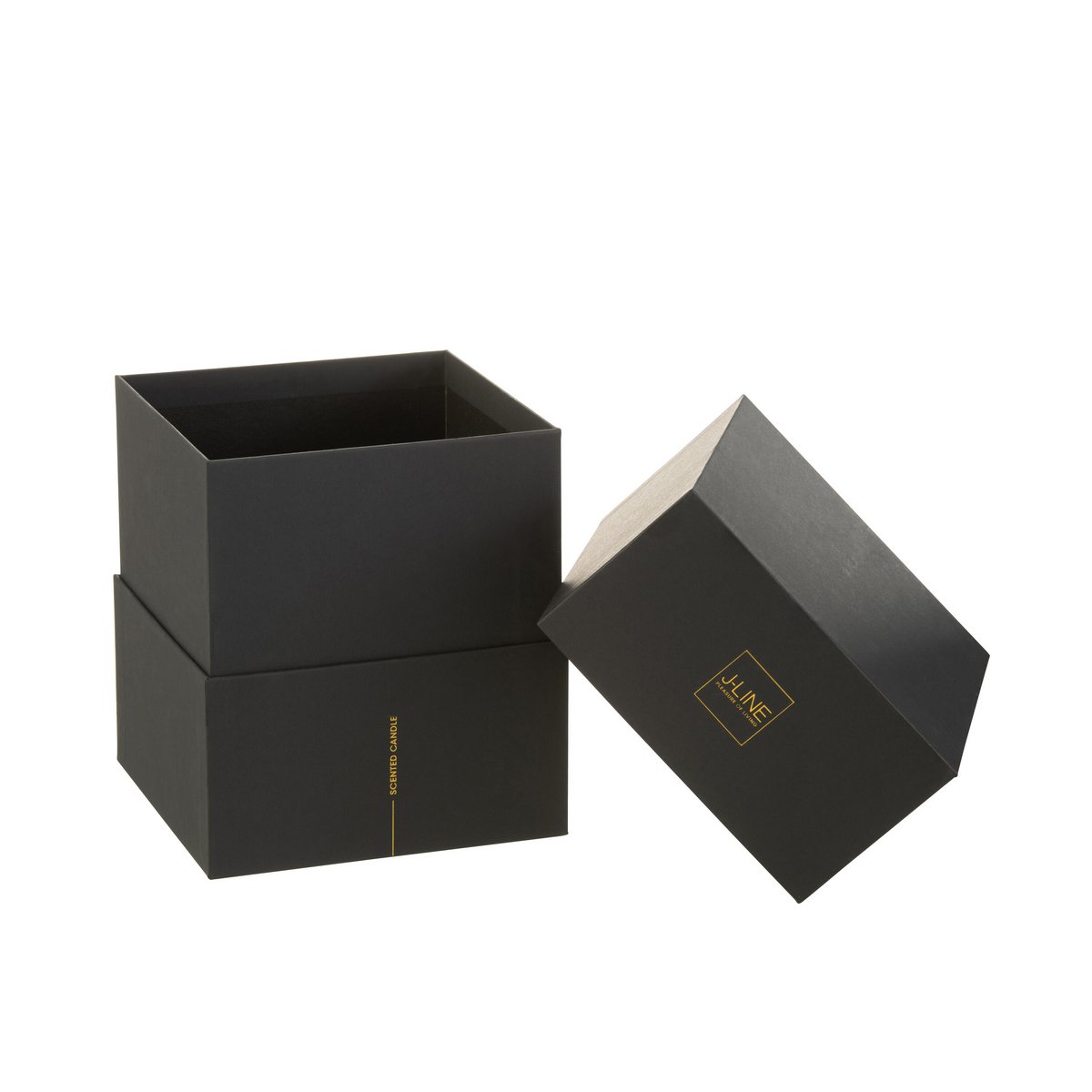 Ambiance chaleureuse créée par la bougie parfumée J-Line Noa