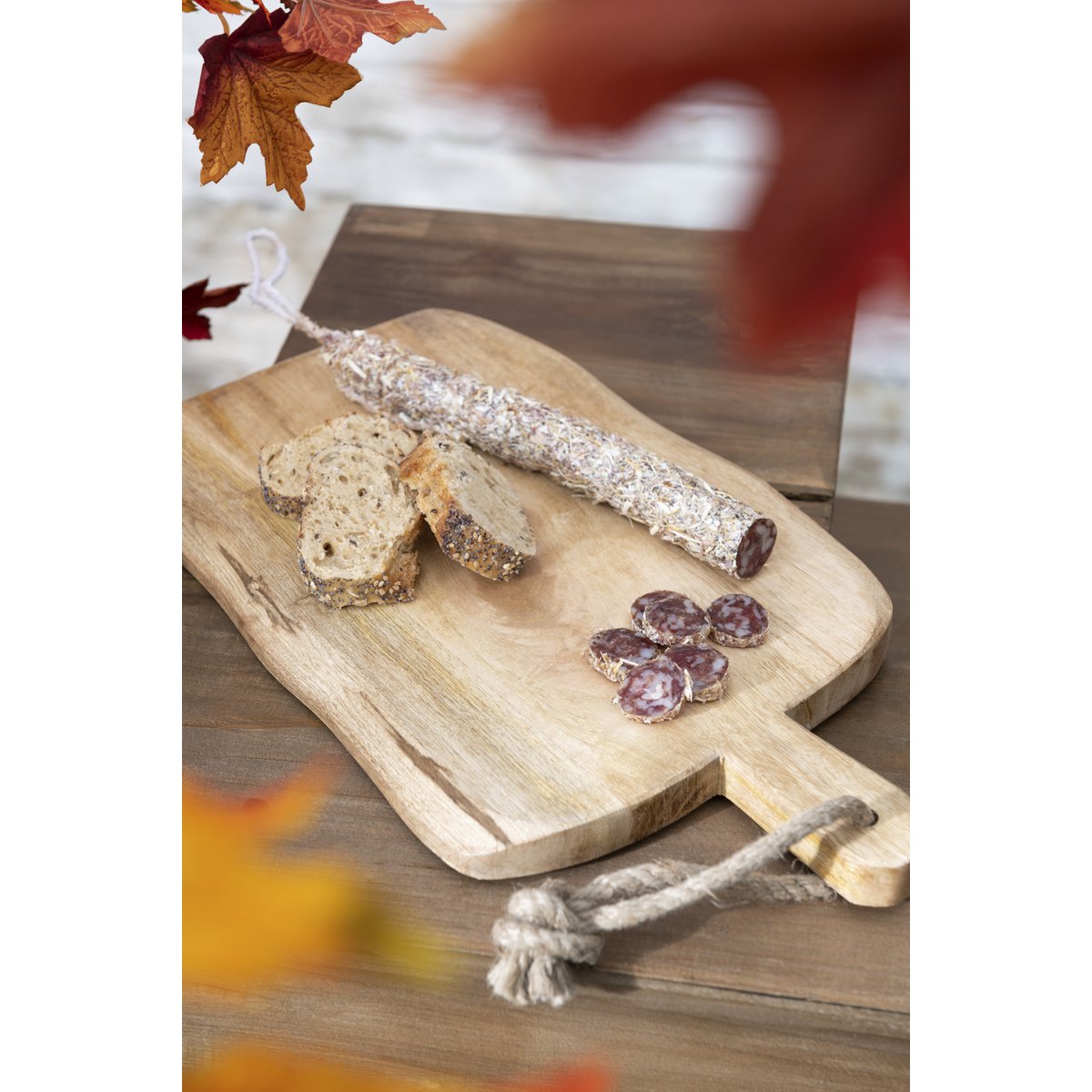 Détail du grain de bois naturel de la planche J-Line