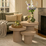Table d'appoint Lux Marron clair