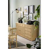 Commode avec 2 portes et 6 tiroirs