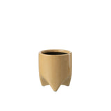 Pot de fleurs Helia J-Line en céramique beige, design élégant et moderne.