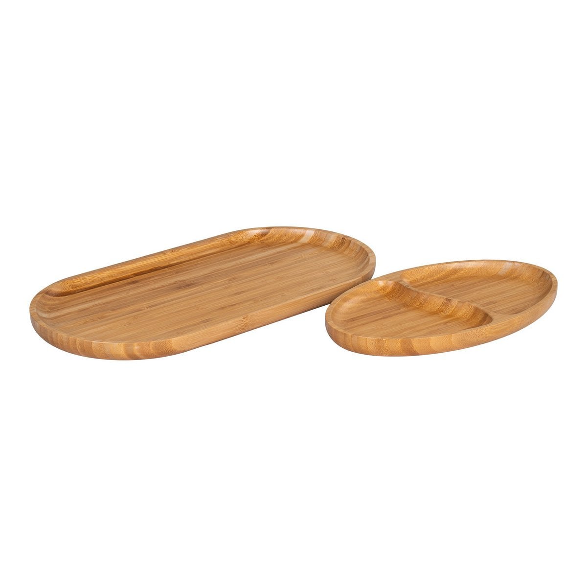 Plateau Chefalu en bambou, détail du grain naturel et finition