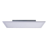Panneau d'assemblage LED "Nicola", lampe de montage en métal et en plastique avec des LED fermement construites en blanc neutre, panneau pour l'intérieur de 29,5 x59,5 cm
