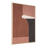 Détail des couleurs beige et marron du tableau Le Cap