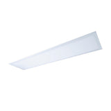 Panneau LED lampe au plafond "Nico", lampe au plafond métallique fonctionnelle et le plastique en blanc, avec des LED fixes et de nombreuses fonctions, idéales pour le bureau, la pratique ou l'atelier, environ 119,5 cm de long
