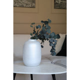 Vase en verre pailleté argenté Artic Sparkle