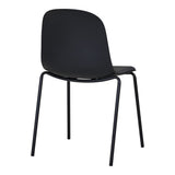 Chaise de salle à manger Madalena - Noir, 53x50x85cm - Lot de 2
