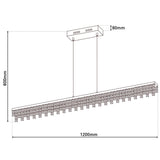 Suspension LED "DIAMANTS"