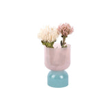 Vase petit en verre rose, idéal pour décoration intérieure