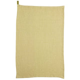 Torchon nid d'abeilles bicolore Mumba Bergamote naturel 50 x 70