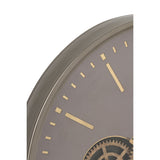 Horloge J-Line Klok Gear en bois gris - vue avant
