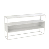 Console J-Line Square avec accessoires de décoration