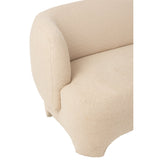 Canapé J-Line blanc avec coussins décoratifs