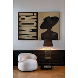 Décoration murale Zora J-Line dans un salon moderne