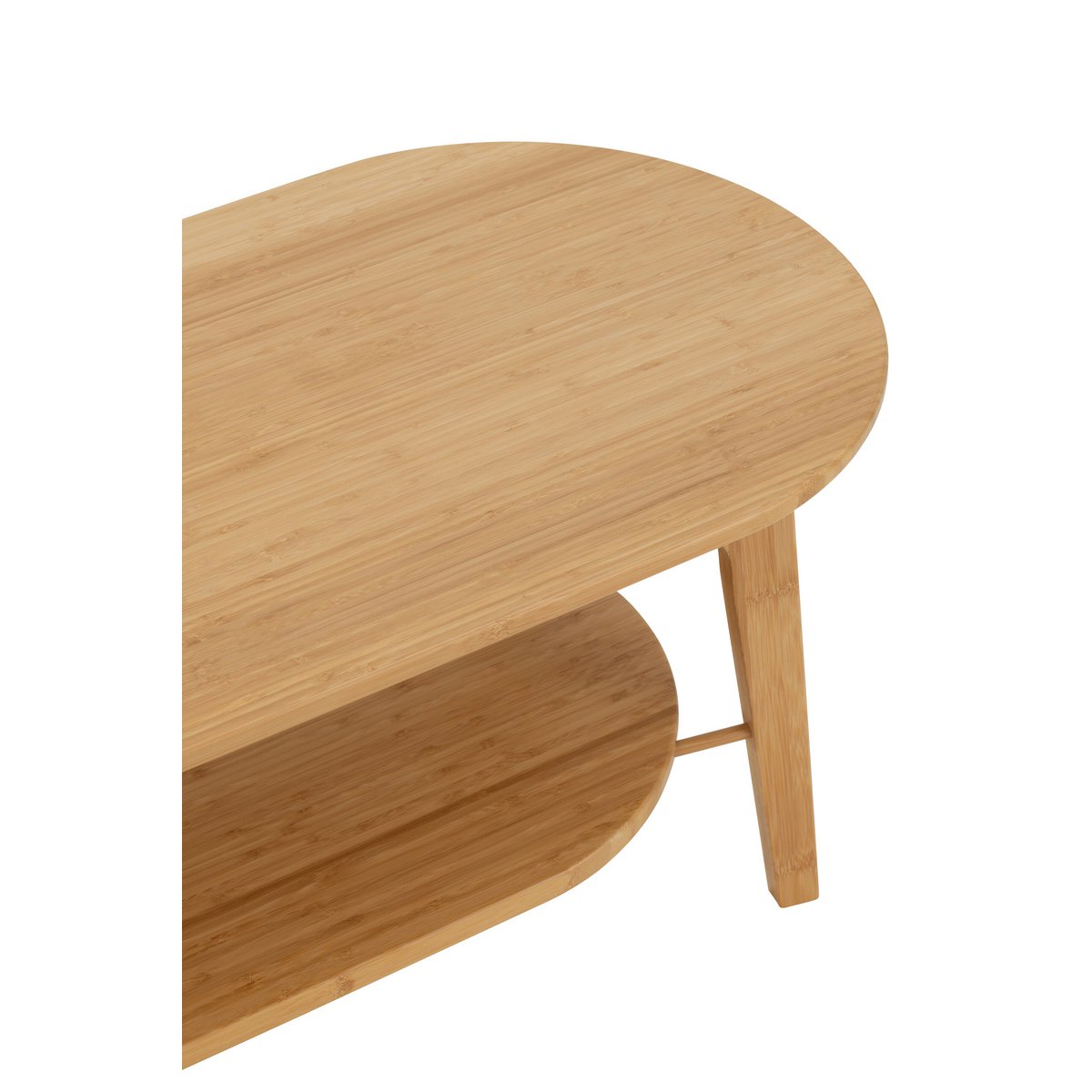 Table basse Namboo J-Line dans un salon élégant